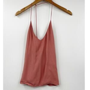 Reformation Women's Lightweight Casual Tank Top Sleeveless‎ Deep Pink Size S